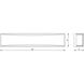Baden LED 24 inch Chrome Vanity Wall Light