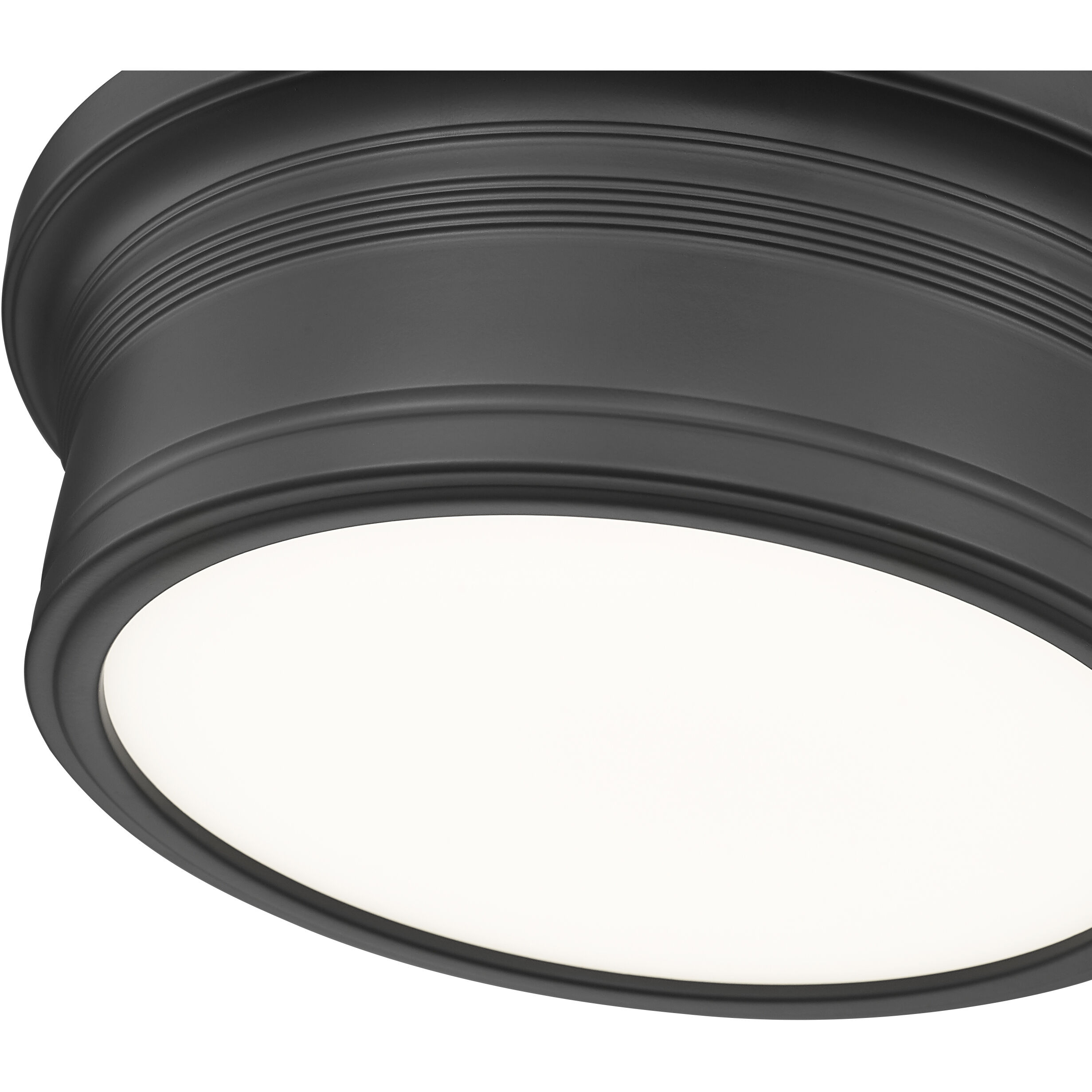 Bentley LED 12 inch Matte Black Flush Mount Ceiling Light