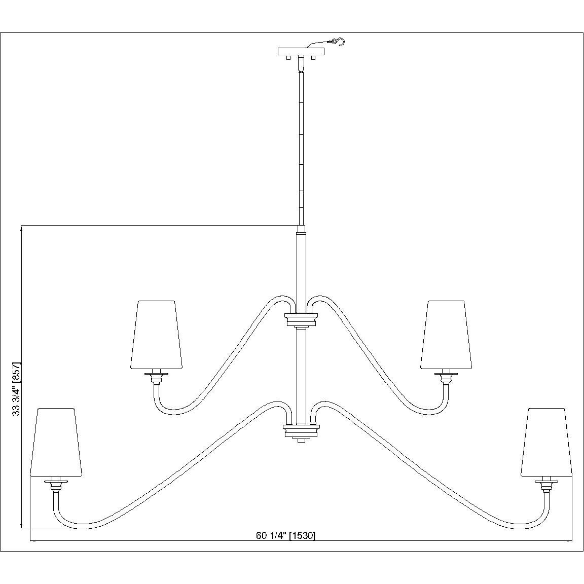 Gianna 12 Light 60.25 inch Matte Black Chandelier Ceiling Light
