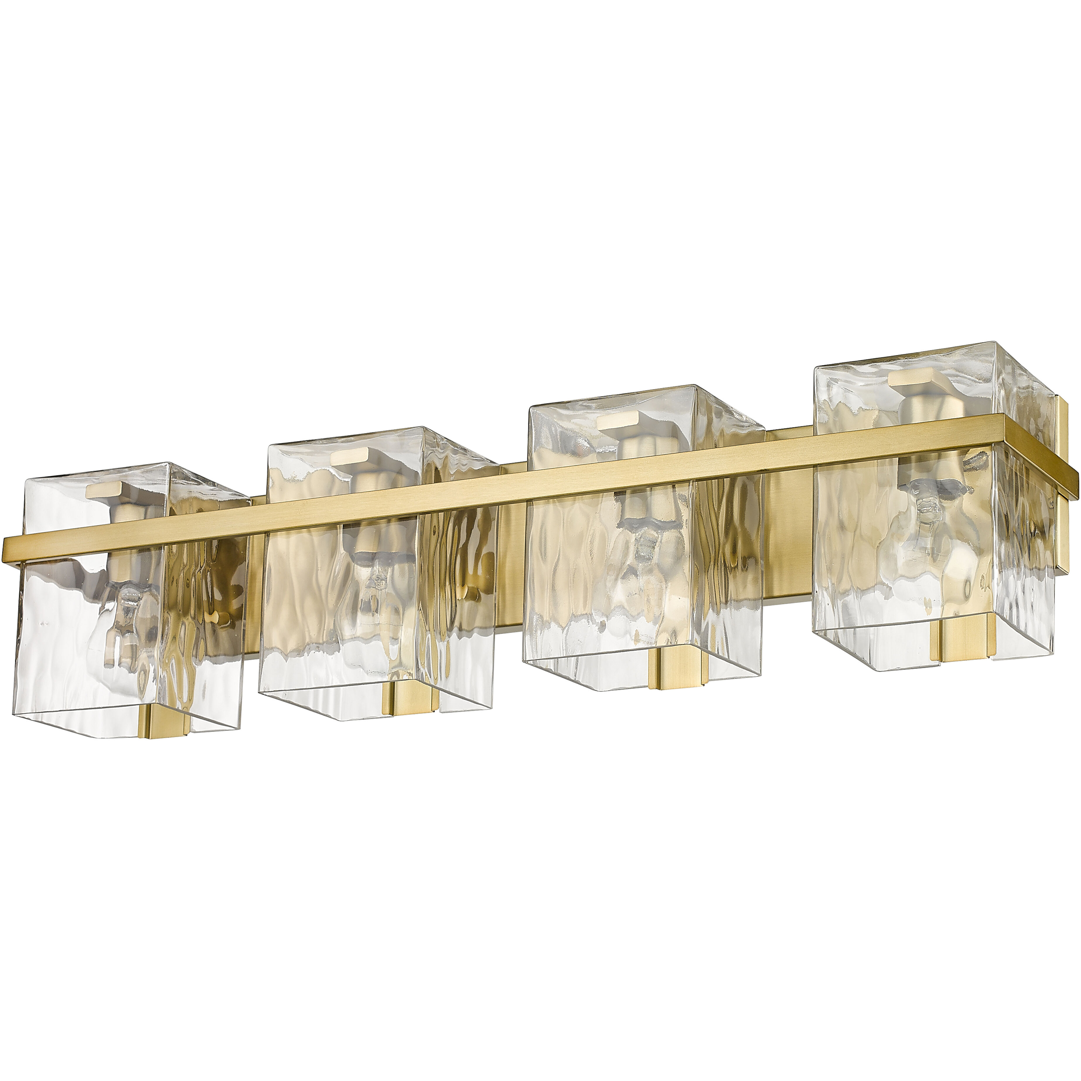 Bennington 4 Light 29.25 inch Modern Gold Vanity Wall Light