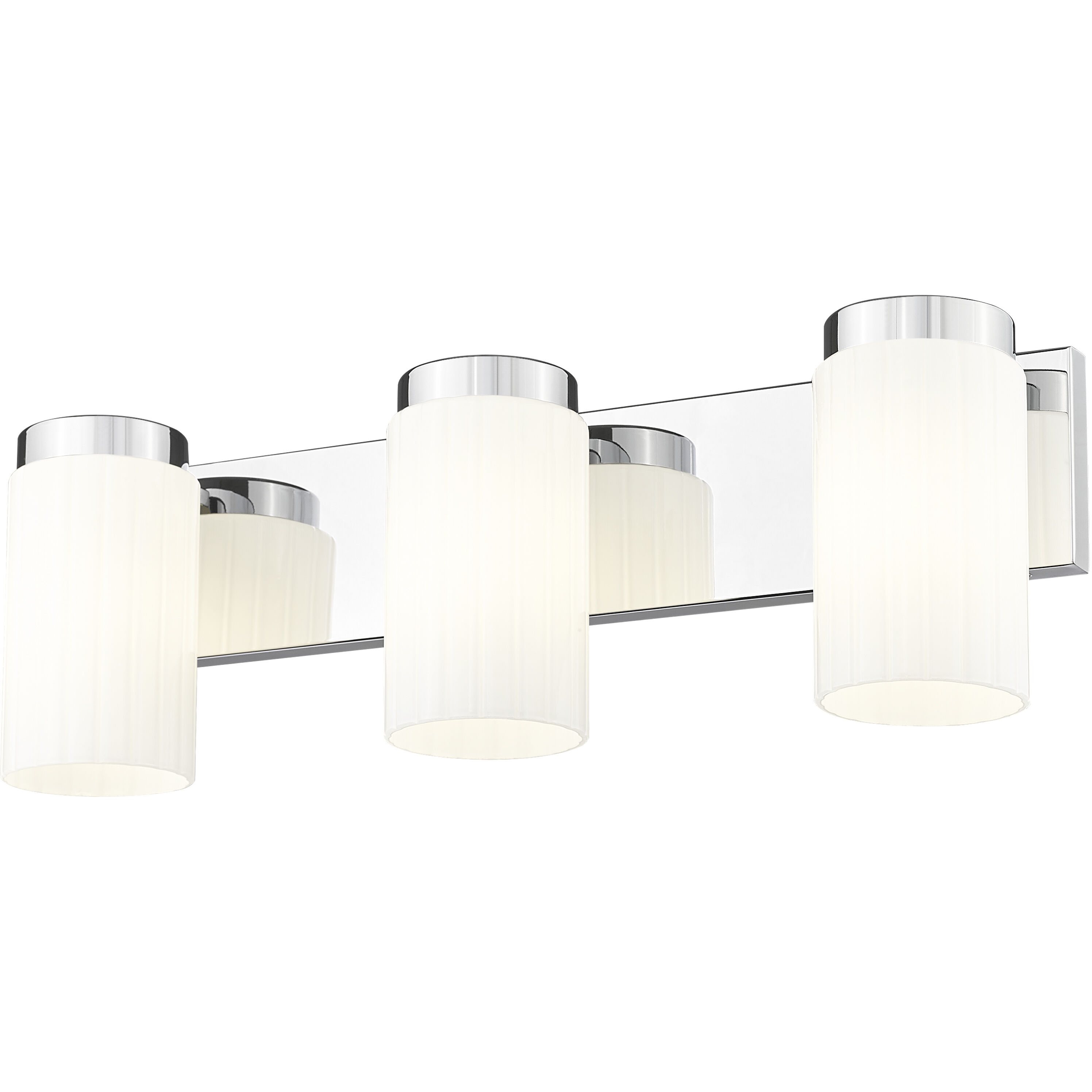 Burk 3 Light 22.5 inch Chrome Bath Vanity Light Wall Light