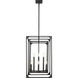 Easton 8 Light 16.5 inch Matte Black Chandelier Ceiling Light