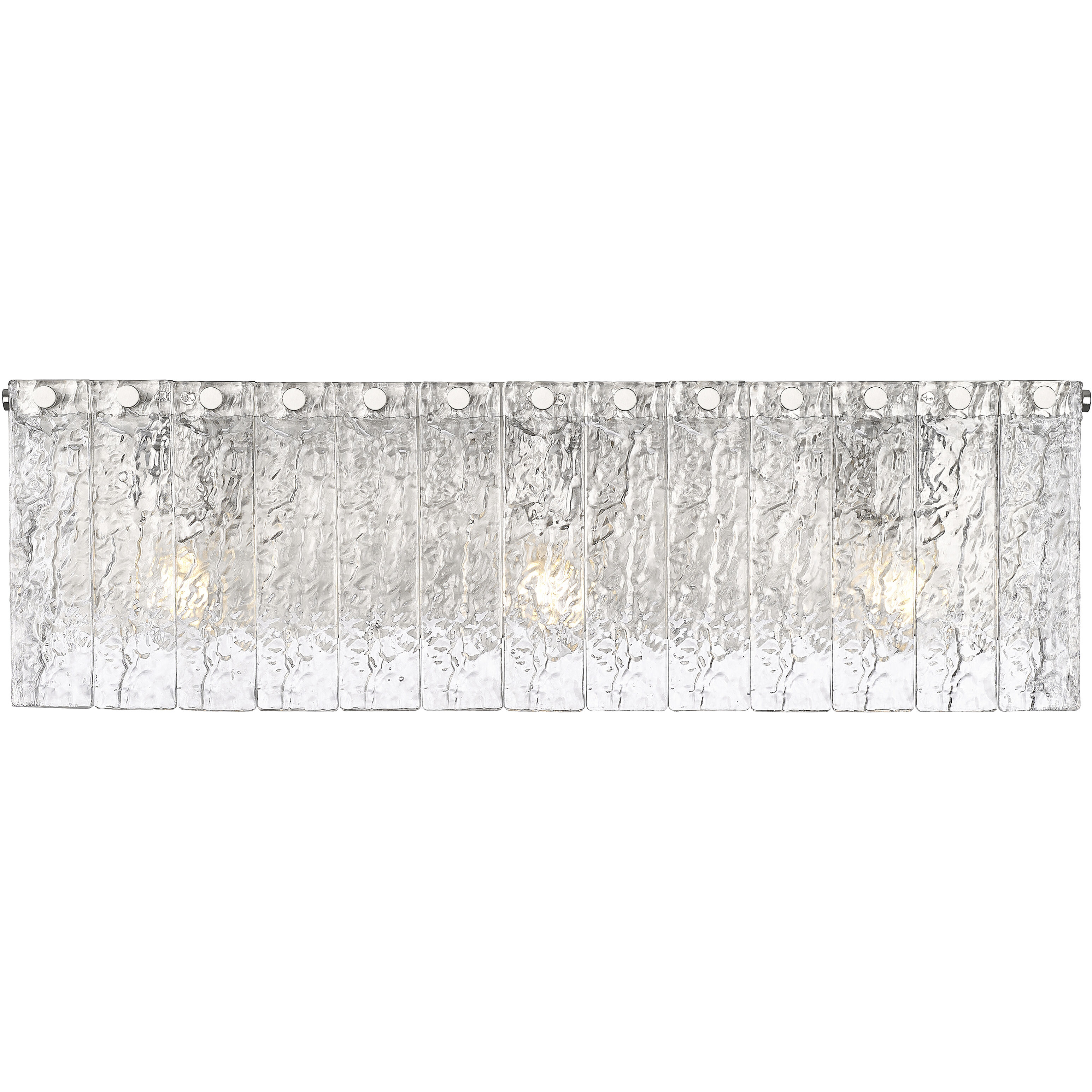 Glacier 3 Light 24 inch Brushed Nickel Vanity Wall Light