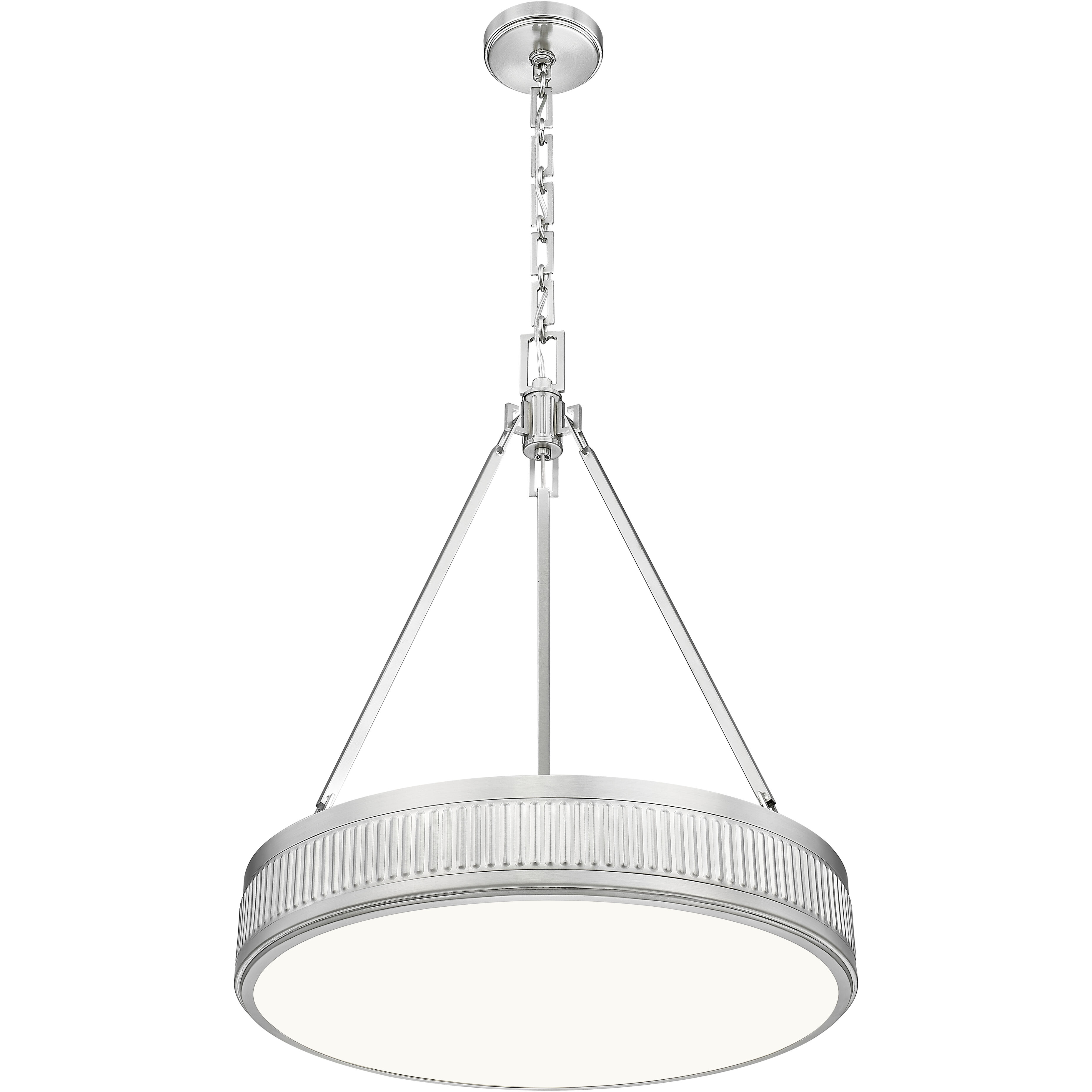 Quinn Pendant Ceiling Light in Satin Nickel