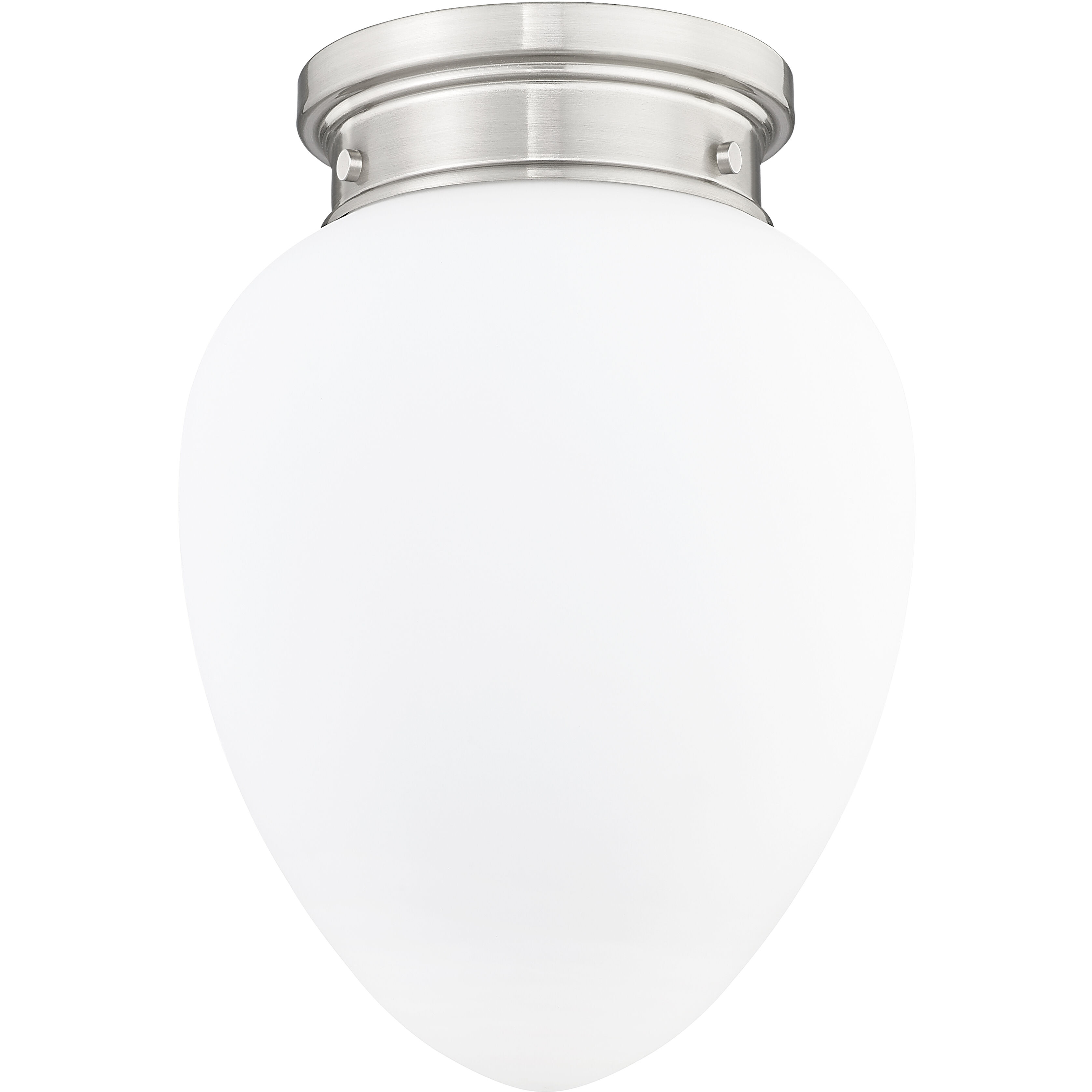 Gideon 1 Light 10 inch Brushed Nickel Flush Mount Ceiling Light