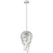 Gabriella 3 Light 9 inch Brushed Nickel Pendant Ceiling Light