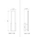Stylet LED 3.75 inch Sand Black Outdoor Wall Light