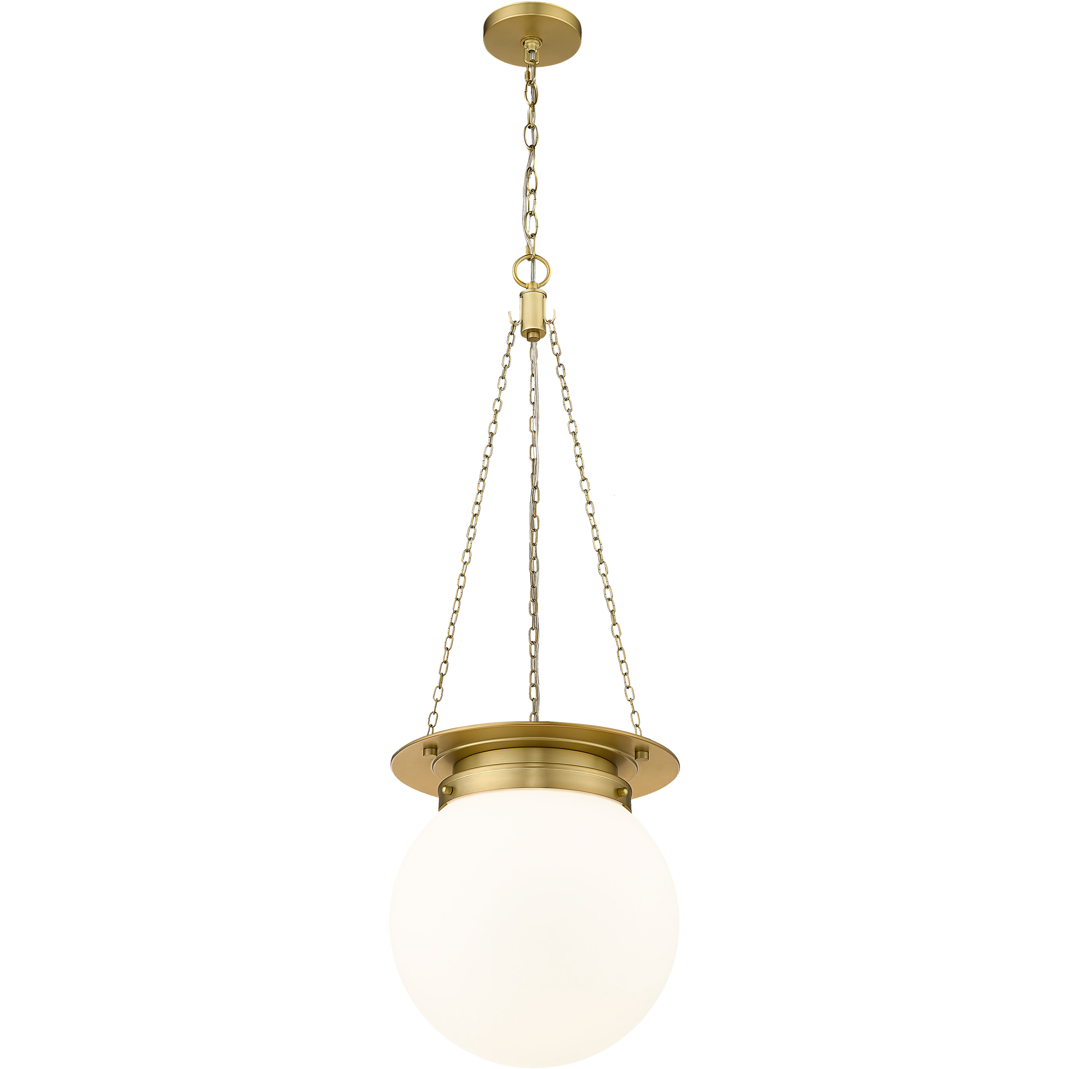 Calhoun 1 Light 13 inch Heritage Brass Pendant Ceiling Light