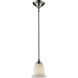 Lagoon 1 Light 6 inch Brushed Nickel Pendant Ceiling Light