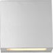 Quadrate LED 11.25 inch Silver Outdoor Wall Light