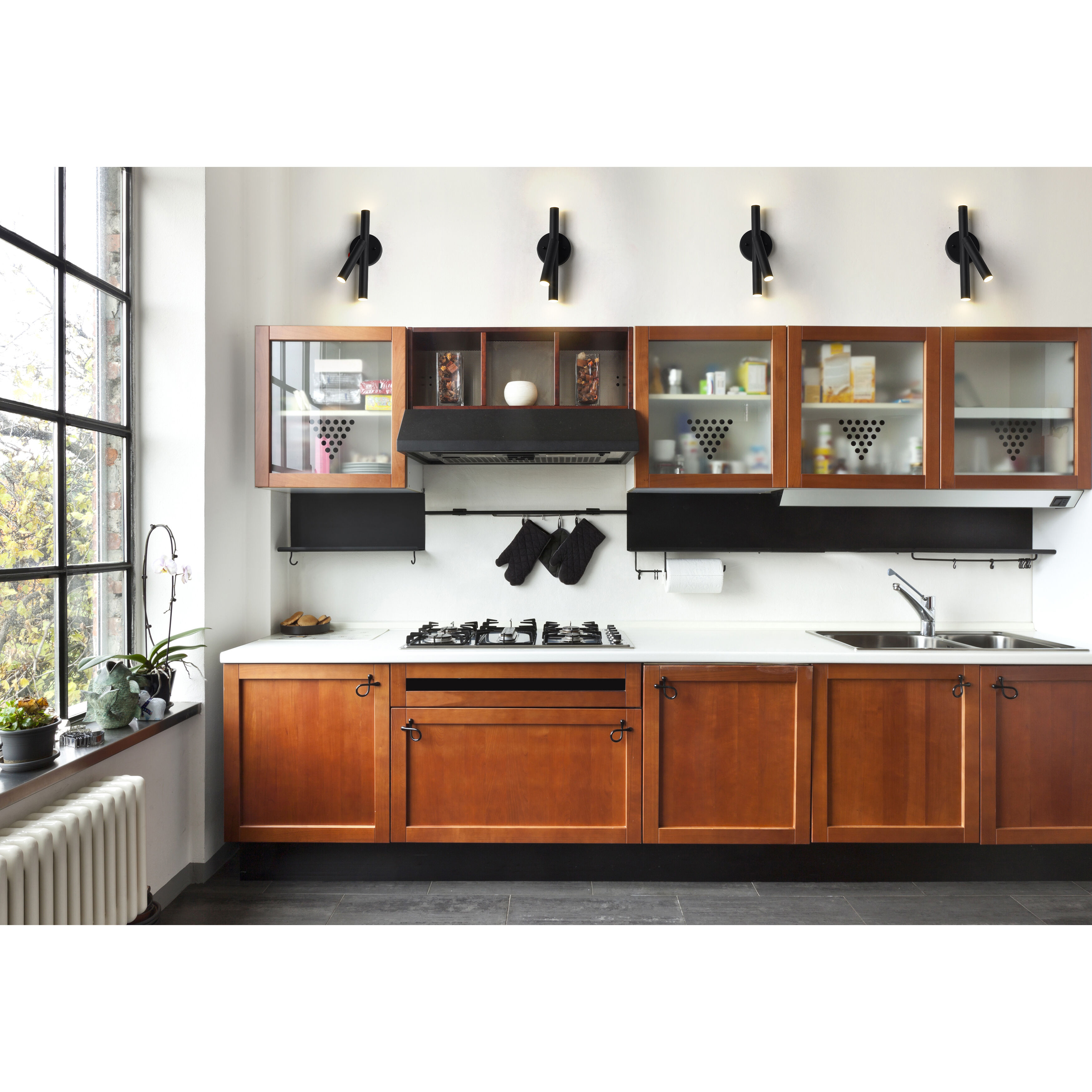 Forest LED 4.75 inch Matte Black Wall Sconce Wall Light