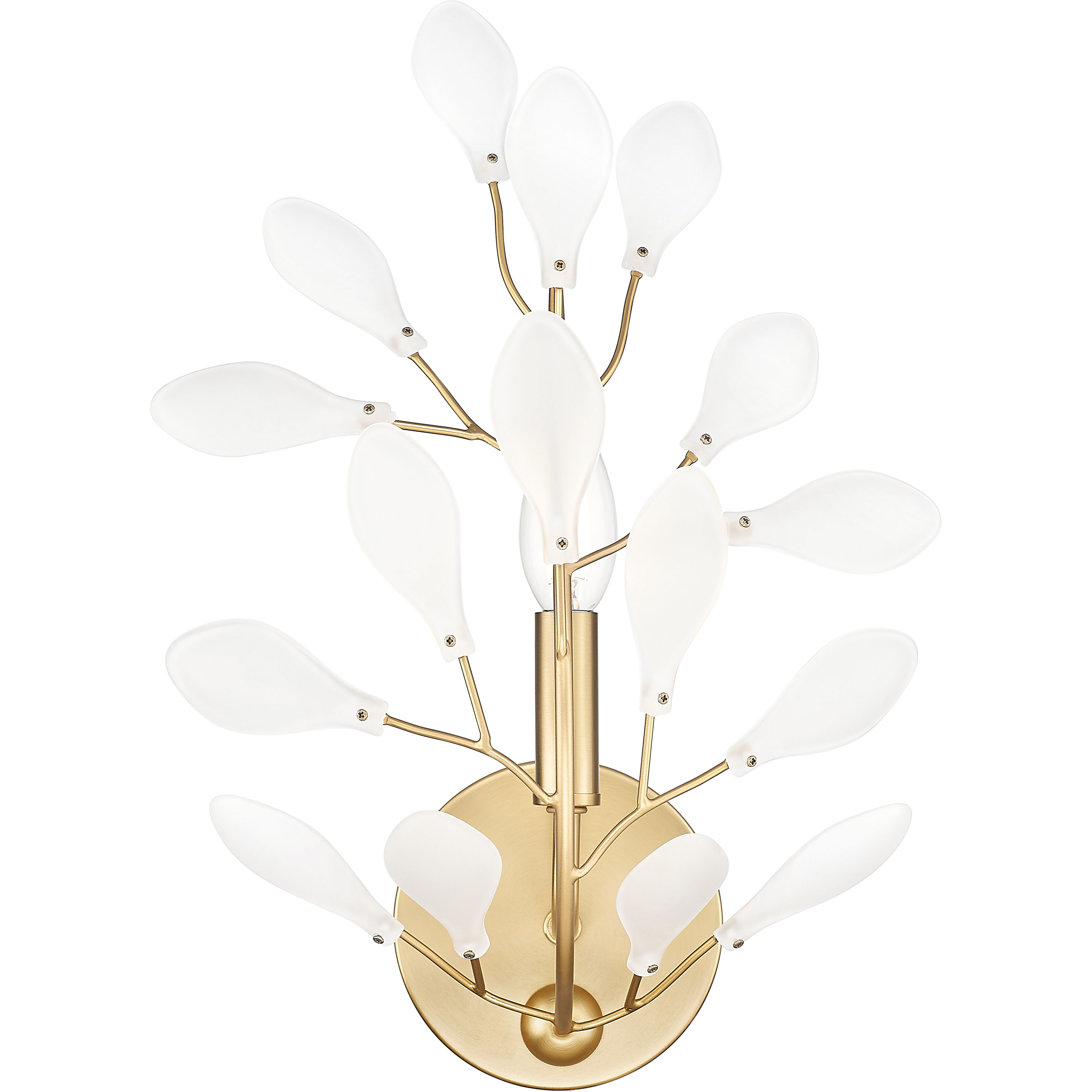 Claudine Wall Sconce Wall Light in Modern Gold