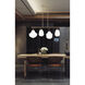 Newbury 4 Light 49.75 inch Modern Gold Linear Chandelier Ceiling Light