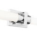 Idris LED 40.5 inch Chrome Bathroom Vanity Wall Light