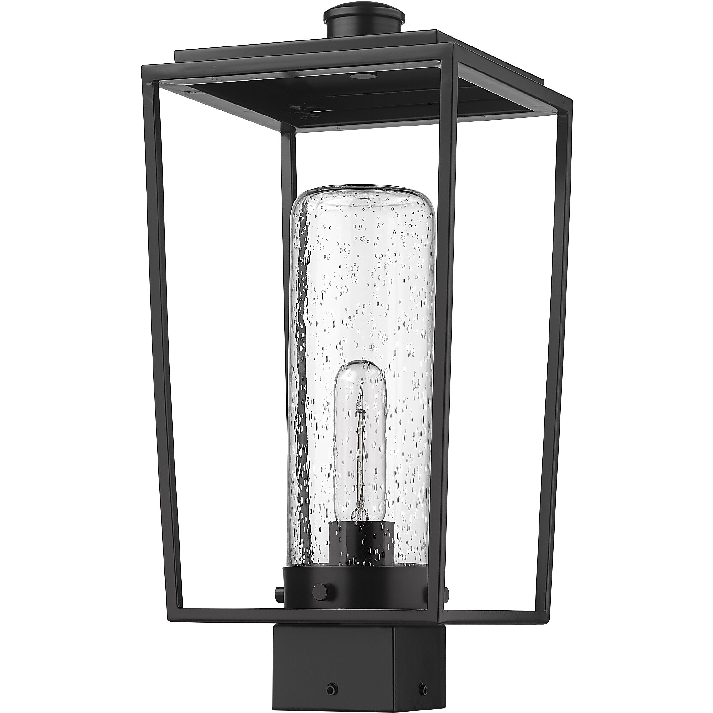Sheridan 1 Light 17.25 inch Black Outdoor Post Mount Fixture