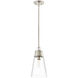Wentworth 1 Light 7.5 inch Polished Nickel Pendant Ceiling Light