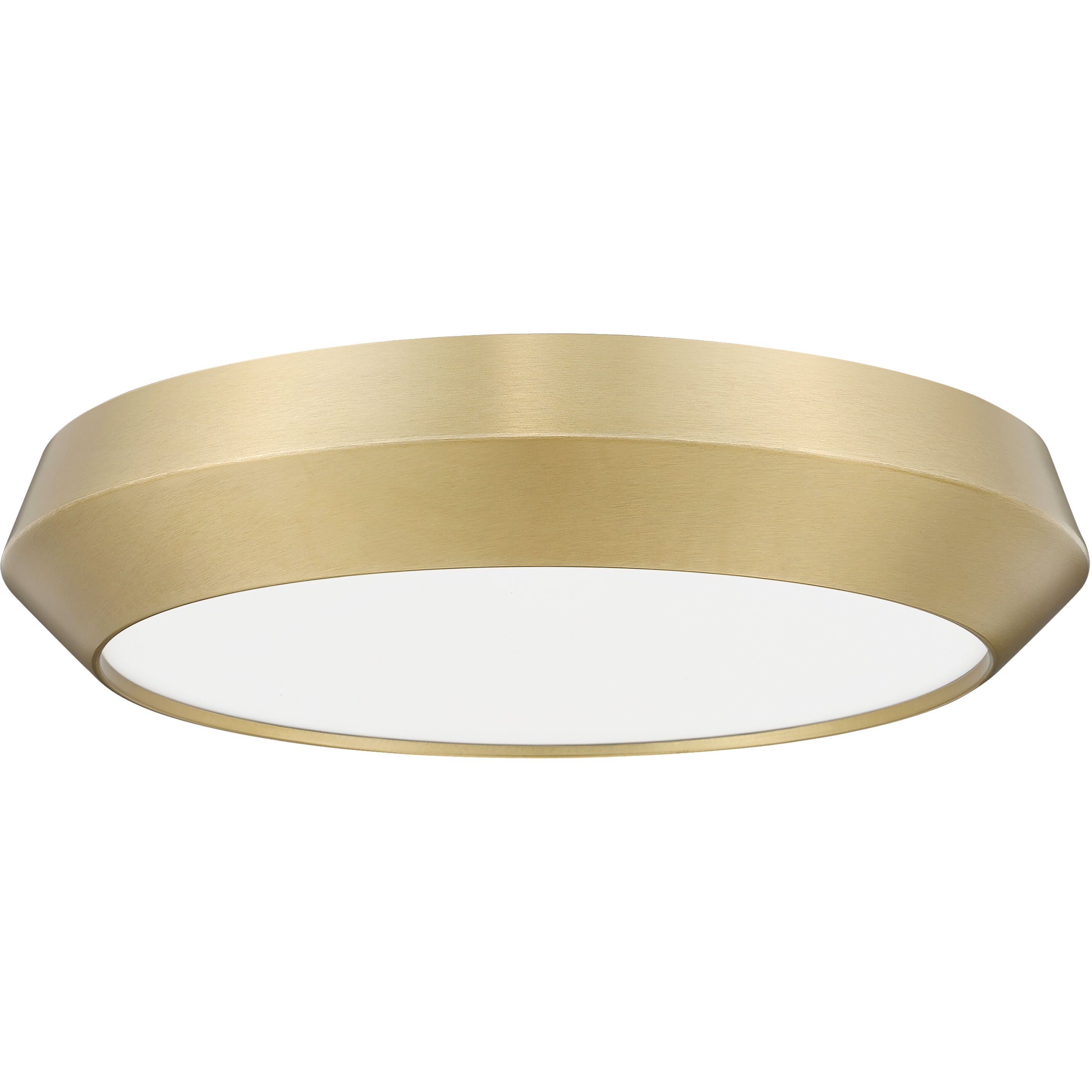 Quasars LED 16 inch Modern Gold Flush Mount Ceiling Light
