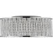 Terra 7 Light 19 inch Chrome Flush Mount Ceiling Light in 8.5