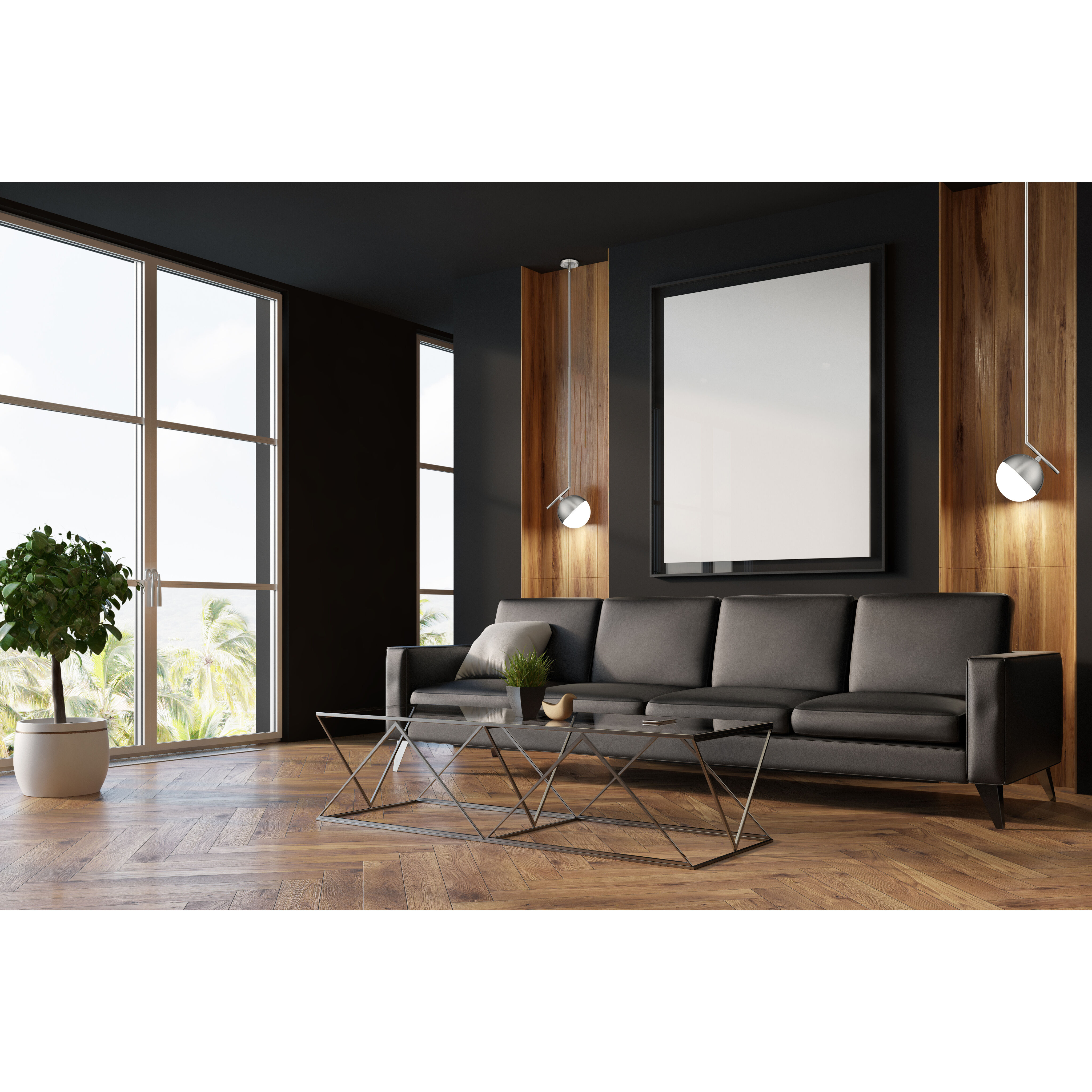 Realm Sphere 1 Light 8.5 inch Brushed Nickel Pendant Ceiling Light