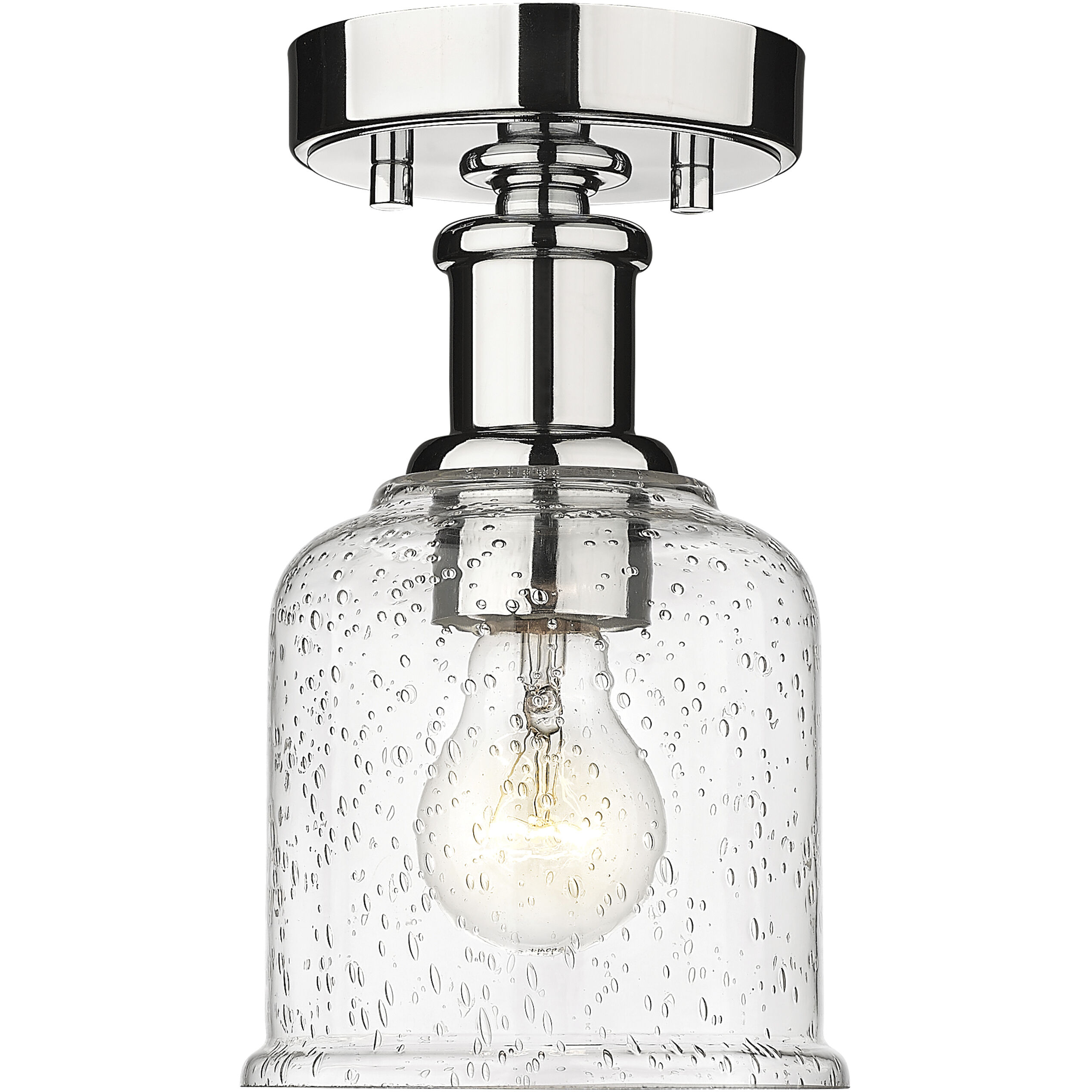 Bryant 1 Light 5.5 inch Chrome Flush Mount Ceiling Light