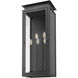 Nova 5 Light 32 inch Black Outdoor Wall Light