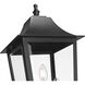 Gannon 3 Light 121.5 inch Black Outdoor Post Mounted Fixture