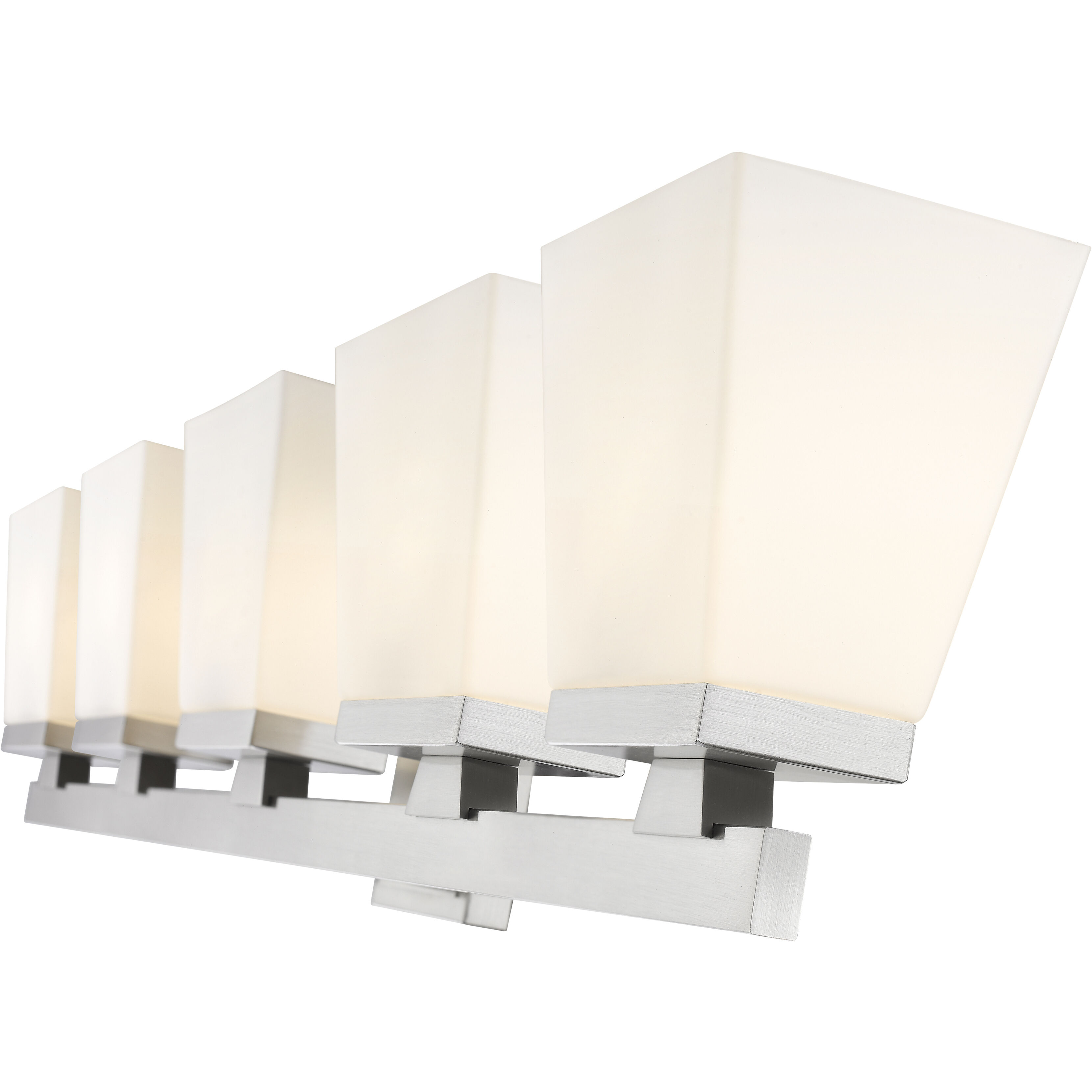 Astor 5 Light 36 inch Brushed Nickel Vanity Wall Light