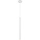 Forest LED 4.75 inch Matte White Pendant Ceiling Light in Matt white Steel