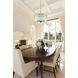Glacier 5 Light 19 inch Modern Gold Pendant Ceiling Light