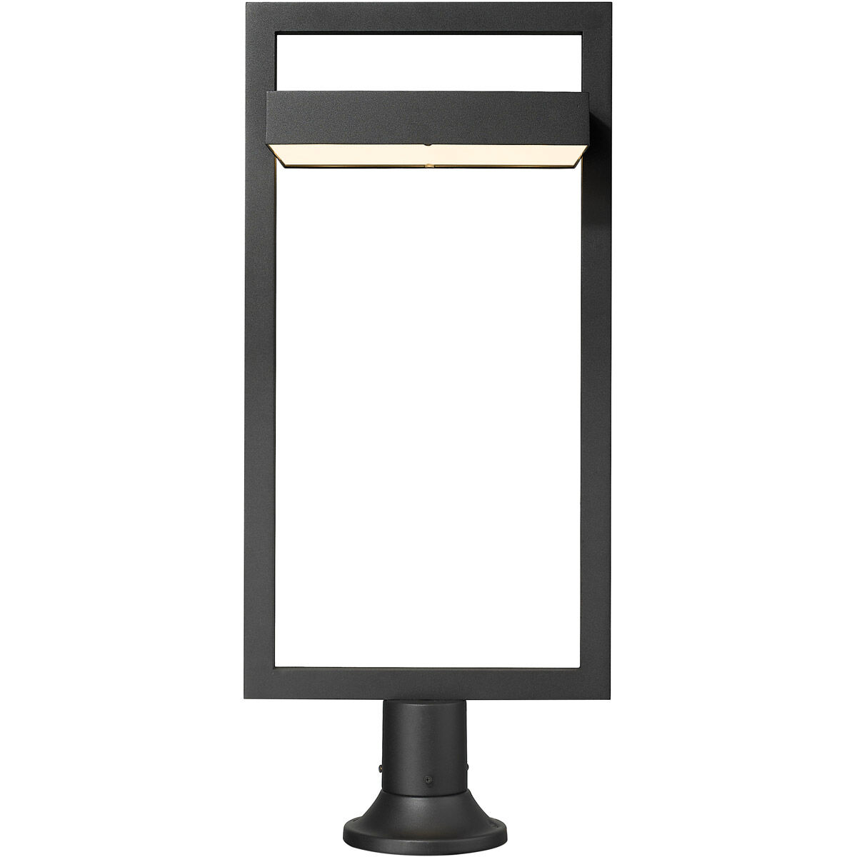 Luttrel LED 32.5 inch Black Outdoor Pier Mounted Fixture