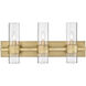 Lawson 3 Light 25 inch Rubbed Brass Vanity Wall Light in Rubbed Bronze