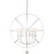 Tull 8 Light 30 inch Matte White Chandelier Ceiling Light