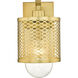 Kipton 1 Light 6 inch Rubbed Brass Wall Sconce Wall Light in Rubbed Bronze