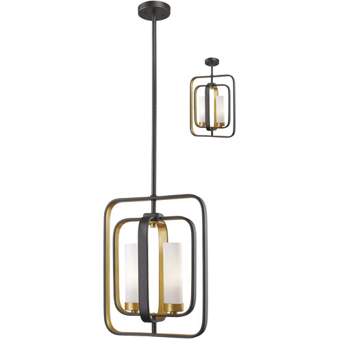 Aideen 2 Light 11 inch Bronze Gold Pendant Ceiling Light
