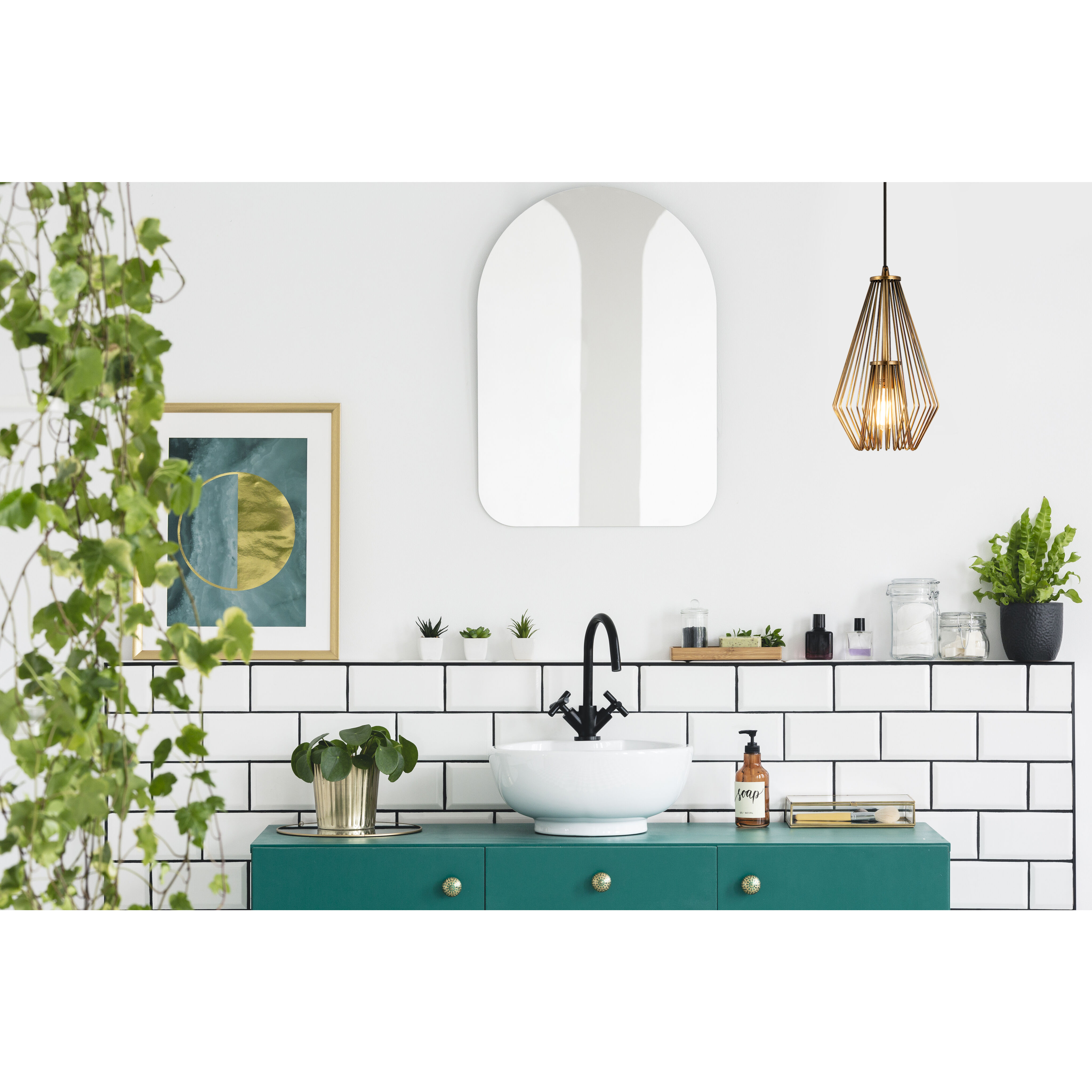 Quintus 1 Light 9.25 inch Rubbed Brass Pendant Ceiling Light