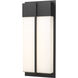 Nyx Outdoor Wall Light in Black, LED