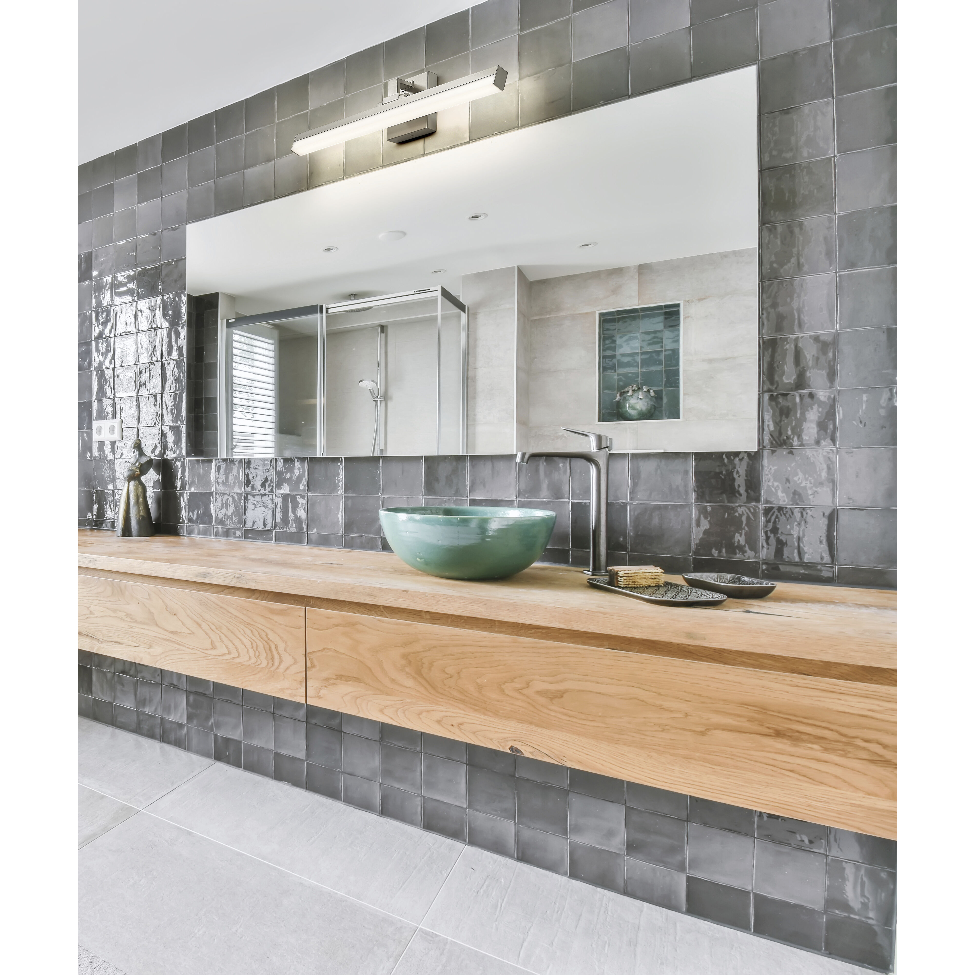 Liam LED 25 inch Brushed Nickel Vanity Wall Light