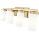 Danica 4 Light 29.5 inch Modern Gold Bath Vanity Light Wall Light