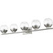 Osono LED 41.1 inch Brushed Nickel Vanity Wall Light