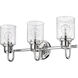 Kinsley 3 Light 22 inch Chrome Bath Vanity Wall Light