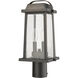 Millworks 2 Light 16.75 inch Oil Rubbed Bronze Outdoor Post Mount Fixture