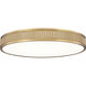 Stari LED 20.75 inch Modern Gold Flush Mount Ceiling Light