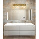 Fontaine 4 Light 34 inch Rubbed Brass Vanity Wall Light in Rubbed Bronze