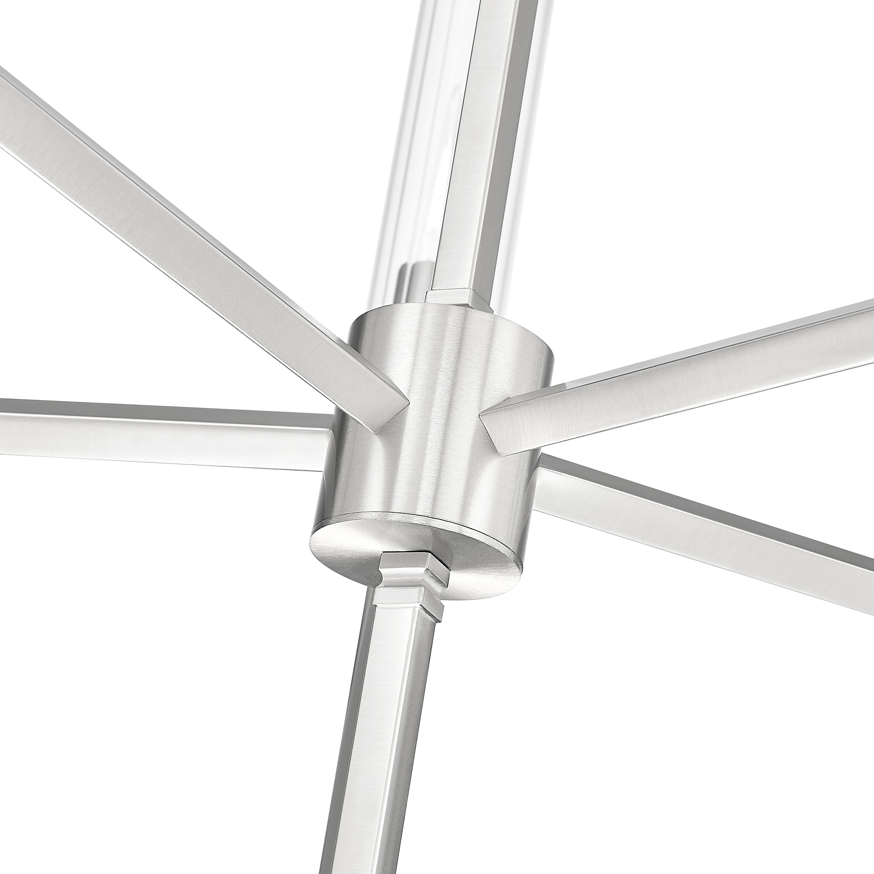 Esme 5 Light 32 inch Brushed Nickel Chandelier Ceiling Light