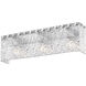 Glacier 3 Light 24 inch Chrome Vanity Wall Light