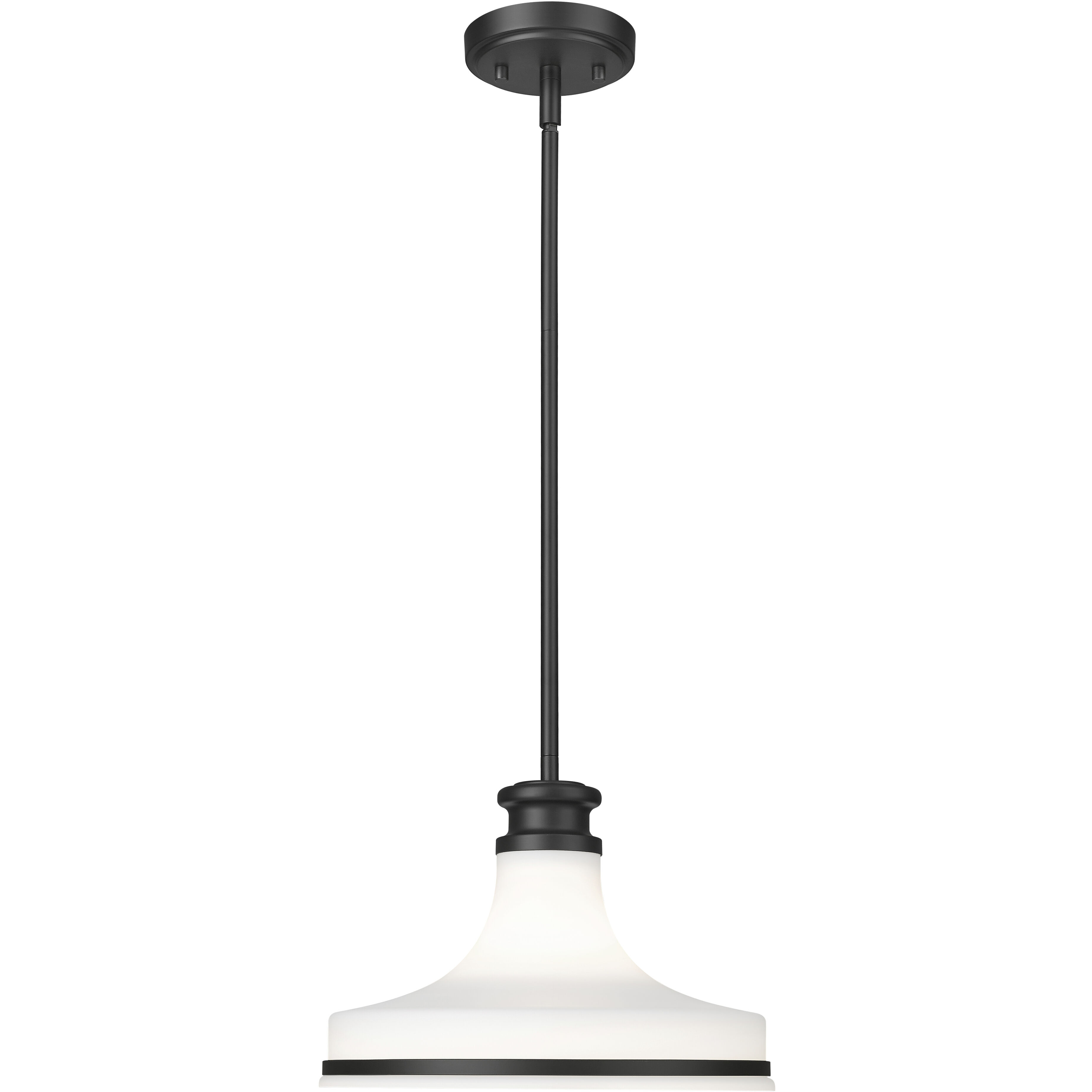 Reznor Pendant Ceiling Light in Matte Black
