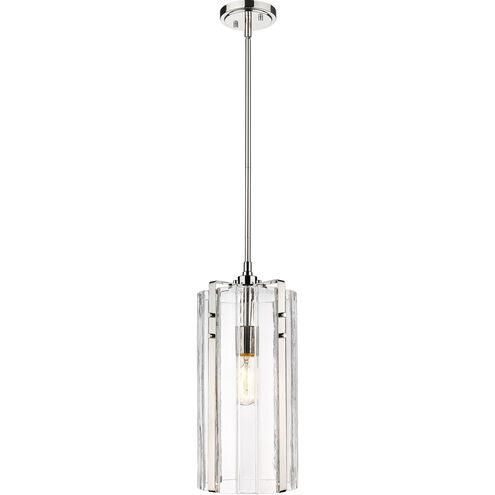 Alverton 1 Light 8 inch Polished Nickel Pendant Ceiling Light