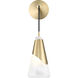 Aimie Wall Sconce Wall Light in Modern Gold
