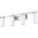 Danica 4 Light 29.5 inch Chrome Bath Vanity Light Wall Light