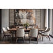 Allistair Linear Chandelier Ceiling Light in Matte Black